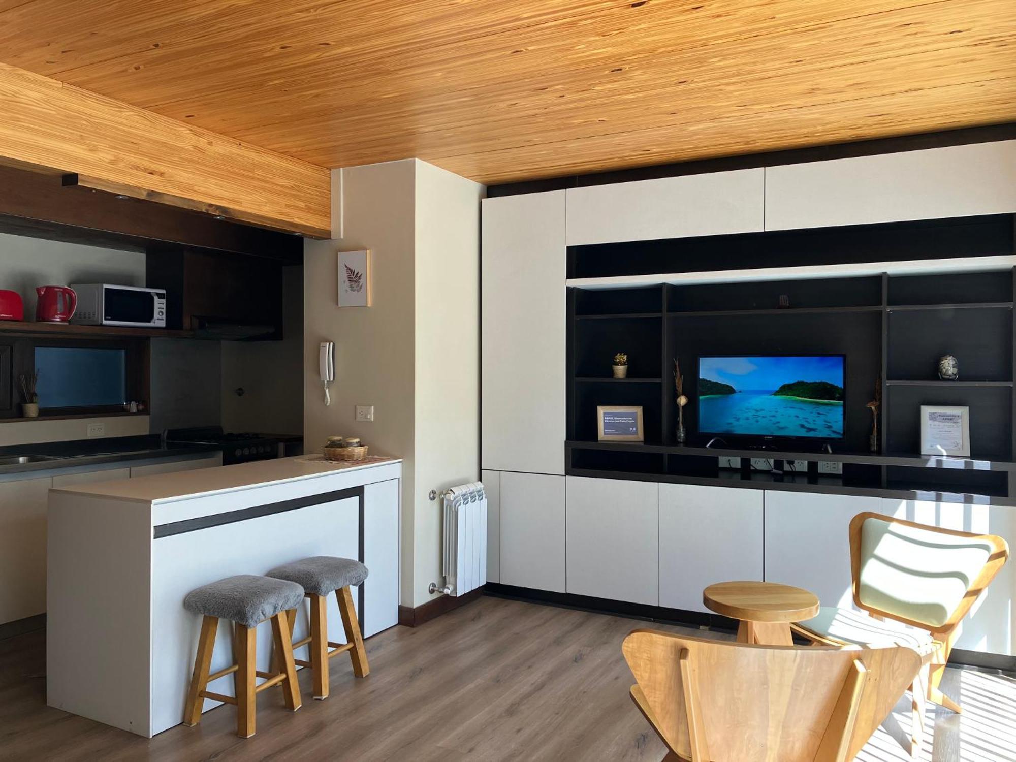 Apartament Rahue, Monoambiente Centrico Con Patio Propio San Martín de los Andes Zewnętrze zdjęcie